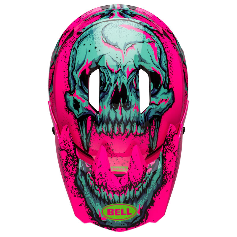 Bell Sanction 2 DLX MIPS Helmet - Bonehead Pink/Turquiose