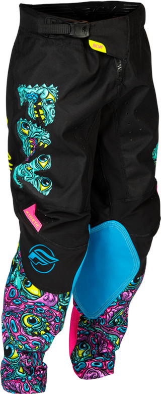 Fly Racing 2026 Kinetic MX Mutant Youth Pants - Black/Multi