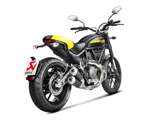 Akrapovic Ducati Scrambler Cafe Racer 17>20 Slip-On Line (Titanium)