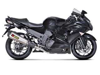 Akrapovic Slip-On Line S-K14SO4-HZAAT For KAWASAKI ZZR 1400/ZX-14 - Titanium - MotoHeaven