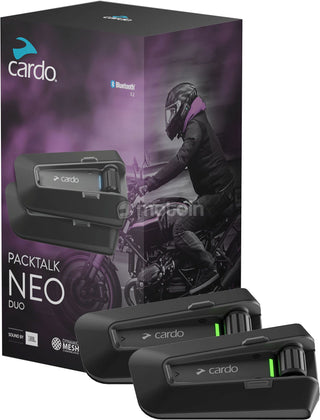 Cardo PACKTALK NEO (JBL Audio) Bluetooth Intercom - DUO KIT