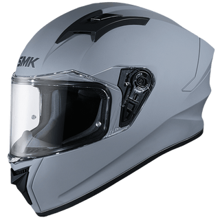 SMK Stellar Solid (MA600) Full Face Helmet - Matt Nardo Grey