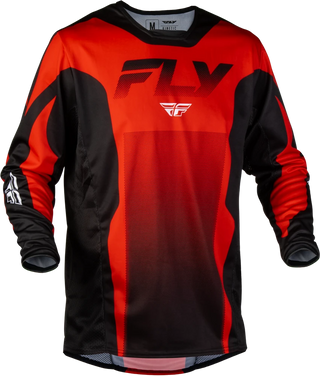 Fly Racing 2027 Kinetic MX Fade Jersey - Black / Red / White