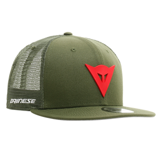 Dainese 9Fifty Trucker Snapback Cap - Green/Red