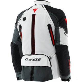 Dainese Super Adventure AbsoluteShell Motorcycle Jacket - Glacier Grey/Iron-Gate/Red