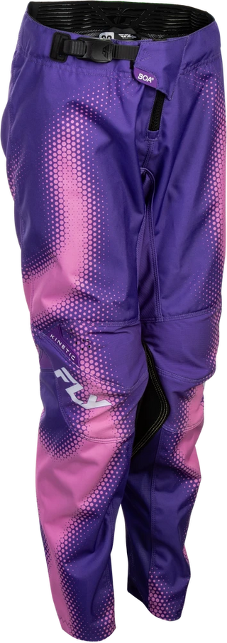 Fly Racing 2027 Kinetic MX Youth Torch Pants - Purple / Pink