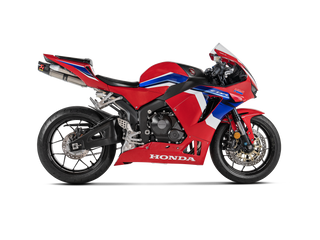 Akrapovic Complete Evolution Line Exhaust System S-H6E5-ACT For Honda CBR600RR - Titanium - MotoHeaven