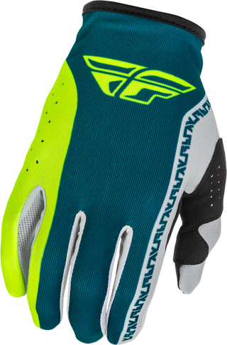 Fly Racing 2026 Lite Gloves - Grey/Lime/Teal