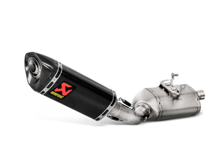 Akrapovic Street Triple 765 (17-19) Slip-On Carbon System - T7SO1-HAPC