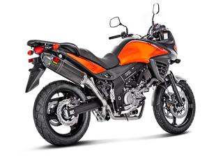 Akrapovic Slip-On System S-S65SO3-RC For Suzuki 650 V-Strom 650 - Carbon - MotoHeaven