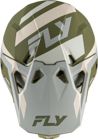 Fly Racing Formula CP Seal Helmet - Stone/Khaki/Olive