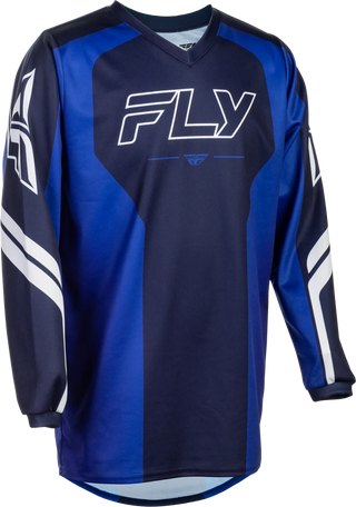 Fly Racing 2027 F-16 MX Youth Raze Jersey - Navy / Blue / White