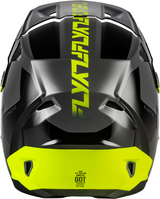 Fly Racing Kinetic Crest Helmet - Grey/Black/Hi-Vis