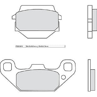 Ferodo Brake Disc Pad Set FDB2013SG