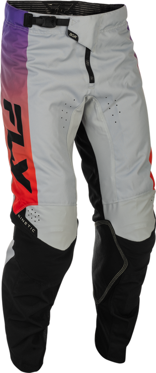 Fly Racing 2026 Kinetic MX Pants - Grey/Red/Purple/Black