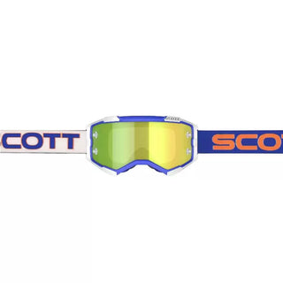 Scott Fury Goggle White/Blue Yel Chro Wks