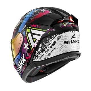 Shark Skwal i3 Hellcat Full Face Helmet - Black/Chrome/Blue