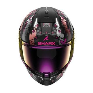 Shark Skwal i3 Hellcat Full Face Helmet - Black/Chrome/Violet