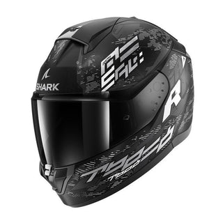 Shark Ridill 2 Molokai Full Face Helmet - Matte Black/White/Silver