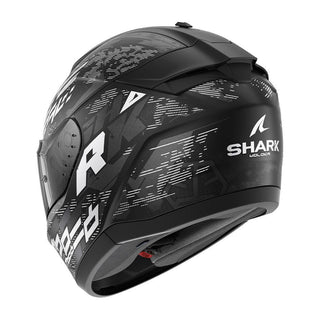 Shark Ridill 2 Molokai Full Face Helmet - Matte Black/White/Silver