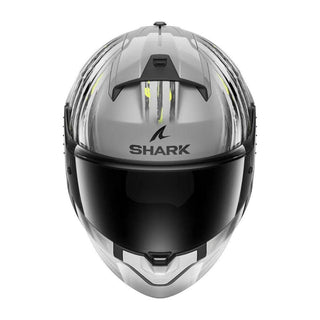 Shark Ridill 2 Assya Full Face Helmet - Silver/Anthracite/Yellow