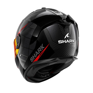 Shark Spartan GT Pro Kultram Full Face Helmet - Carbon Black/Red