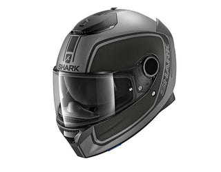 Shark Spartan Priona Helmet Anth/Black/Anth