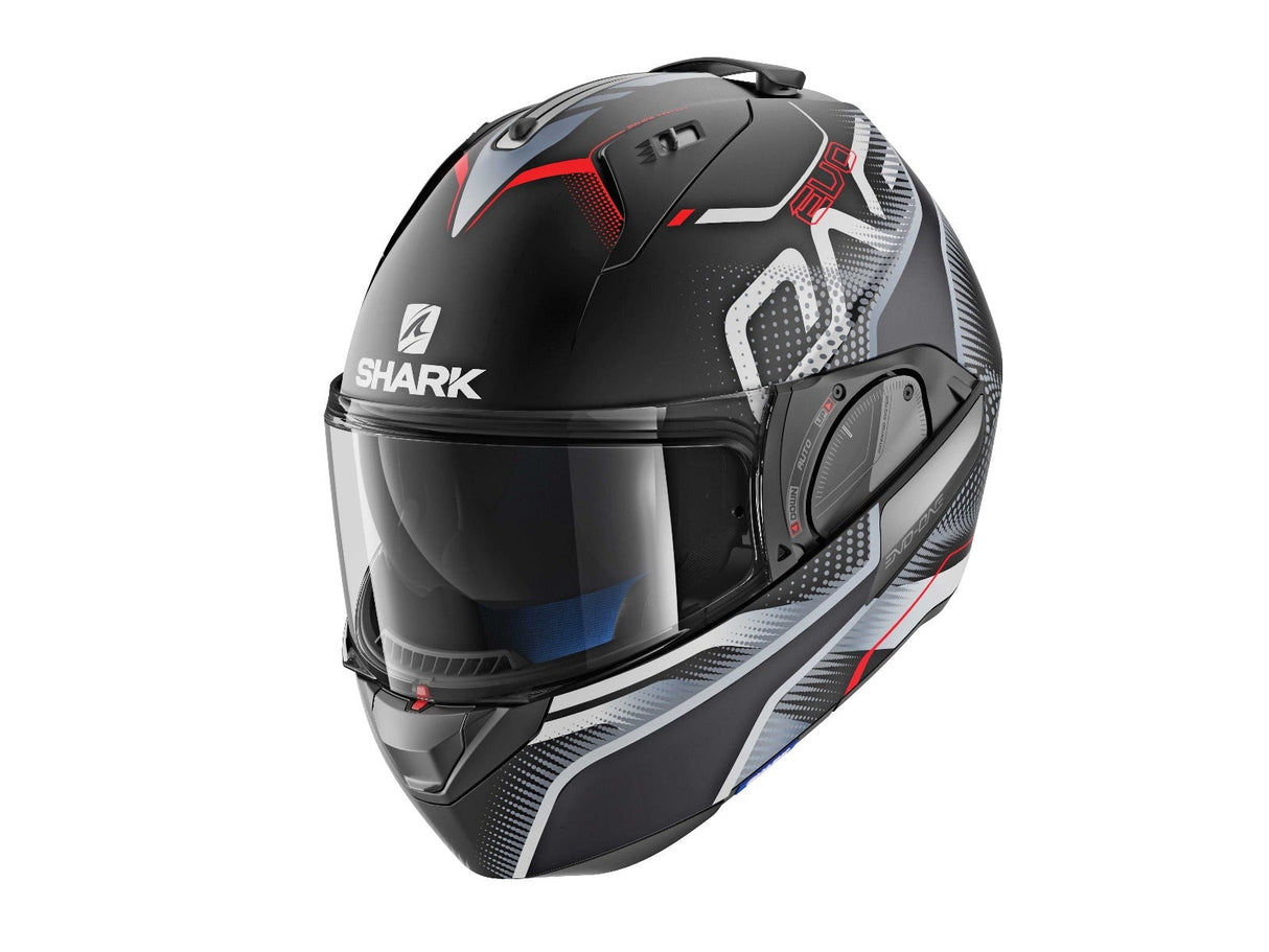 Shark Evo-One 2 Keenser Helmet Black/Silver/Red
