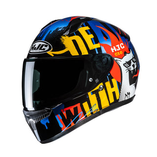 HJC C10 FOP MC-23 Full Face Helmet - Black/Blue/Yellow