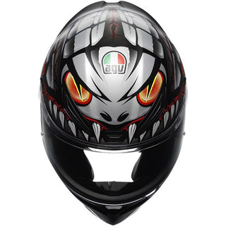 AGV K1 S Lyzard Helmet - Black/Grey/Red