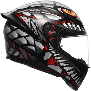 AGV K1 S Lyzard Helmet - Black/Grey/Red