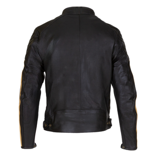 Merlin Icon D3O Perforated Leather Motorcycle Jacket - Black / Gold
