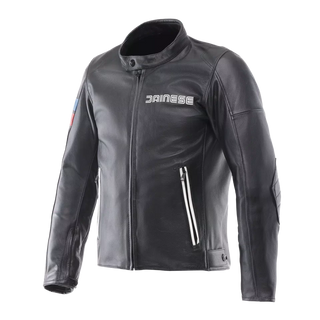 Dainese Leggenda Perforated Leather Jacket - Black