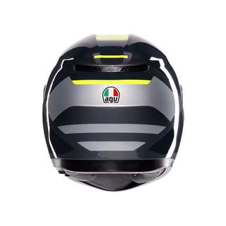 AGV K3 Shade Helmet - Grey/Fluro Yellow