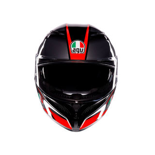 AGV K3 Striga Hemet - Matt Black/Grey/Red