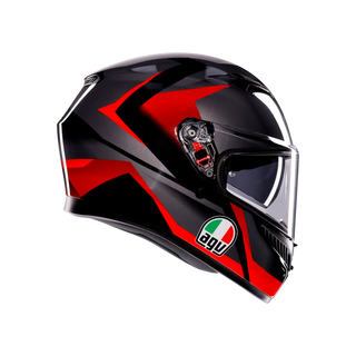 AGV K3 Striga Hemet - Matt Black/Grey/Red