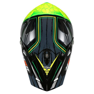 M2R Replacement Peak for X4.5 Metcalfe Replica PC-3 Helmet - Hi-vis