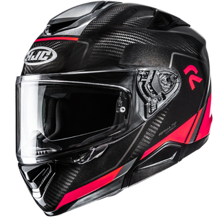 HJC RPHA 72 Carbon Fynex Series MC1 Helmet - Black/Red