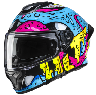 HJC C71 Squeeze MC-28 Motorcycle Full Face Helmet