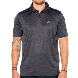 Oakley O Hydrolix Galaxy Polo Collar T-Shirt - Blackout