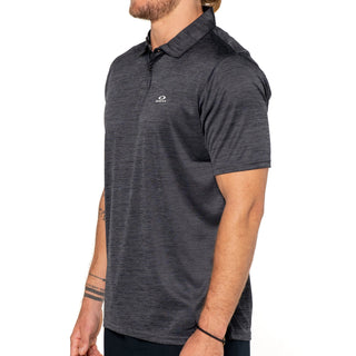 Oakley O Hydrolix Galaxy Polo Collar T-Shirt - Blackout