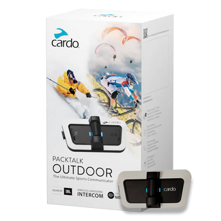 Cardo PACKTALK OUTDOOR (JBL Audio) Bluetooth Intercom - WHITE