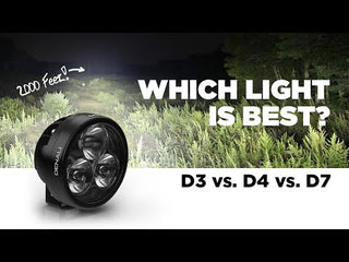 Denali D3 LED Driving Light - DataDim™ Technology - Single