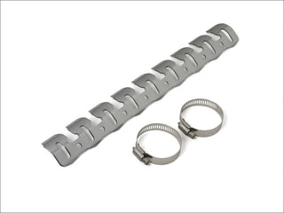 DRC Universal 26-50mm 4 Stroke Alloy Exhaust Pipe Guard - Titanium