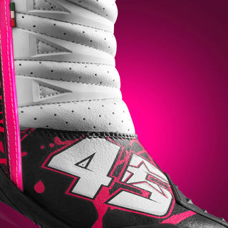 Gaerne GP1 LS Redding Boots - White / Pink / Black LE