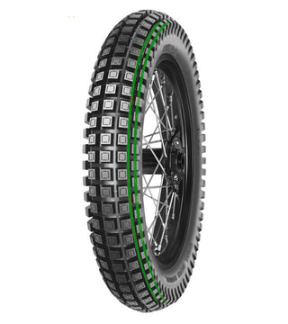 Mitas Trials XPRO ET01 4.00-18 64M TL (2X Green Stripe) Rear Tyre