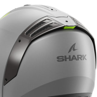 Shark Spartan RS Replacement Spoiler - Silver / Yellow (XS-MD)