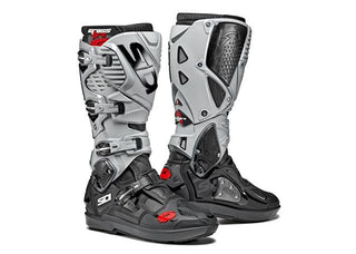 Sidi Crossfire 3 SRS Motorcycle Boots - Black/ASH