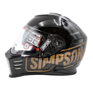 Simpson Venom Full Face Helmet - Logo ST Black