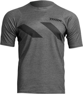 Thor Assist SS Hazard Jersey - Charcoal